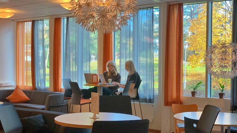 Cafeterian i Karlbergsgymnasiet