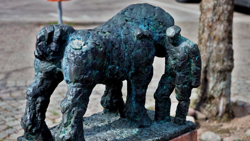 Skulptur Hästägare