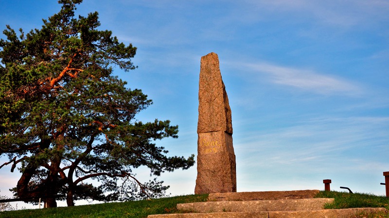 Kungsstenen på Kungsberget i Åmål