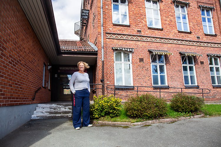 Karin Rolfsman är rektor för Vuxenutbildningen. 17 september firar de de nya lokalerna på Södra skolan med öppet hus.